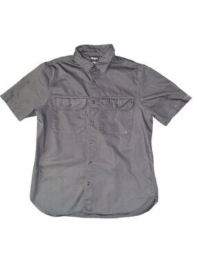 Todd Snyder + Albiate Utility Shirt SS Men's M Olive Green Made in Portugal RARE
